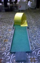 Wooden Mini Golf Hole - Straight (Loop)