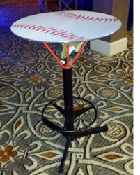 Baseball Hi Top Pub Tables