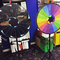 Money Wheel - 3 Foot Custom White Write  (Multi Color)