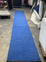 Blue Carpet Runner - 25' x 3'