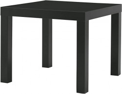 Black Side Table