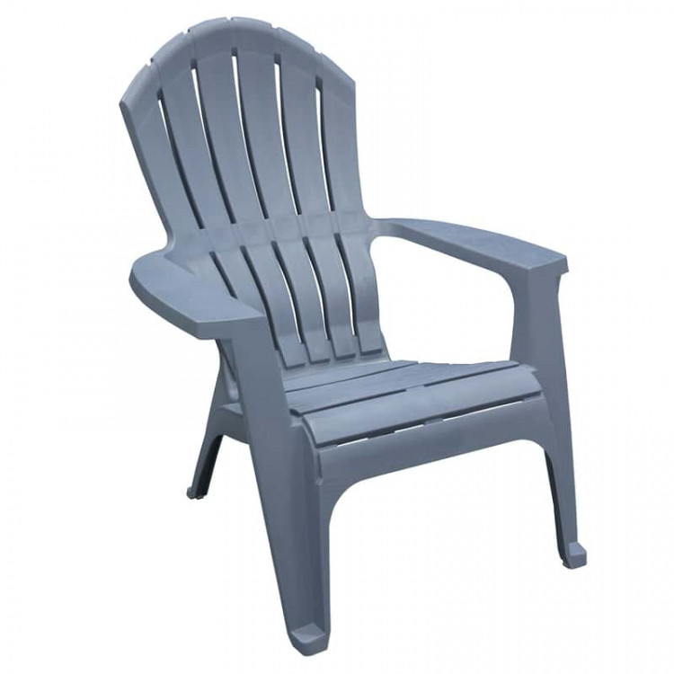 Plastic Adirondack Chairs - Gray-Blue