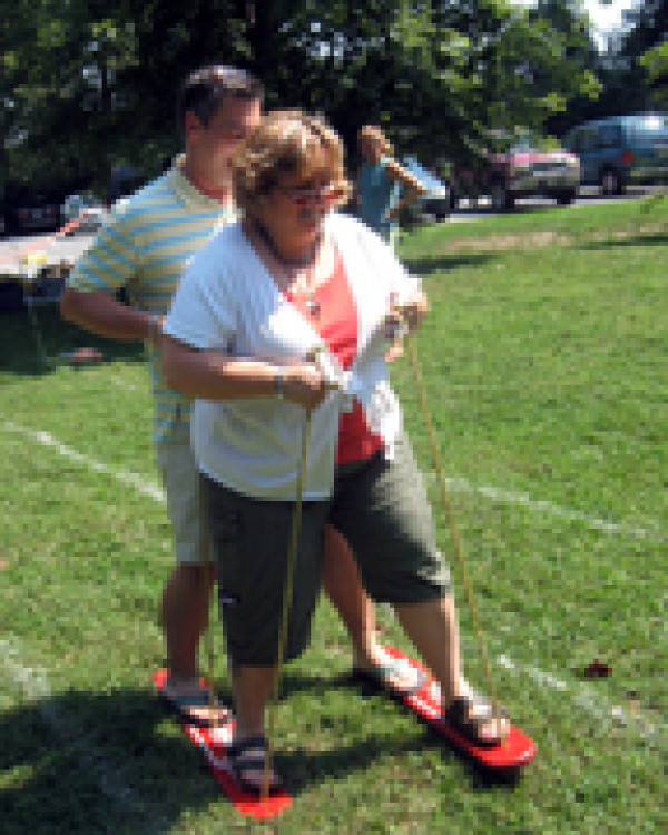 Relay Race - Buddy Walkers:  Small (2 Person Skis)