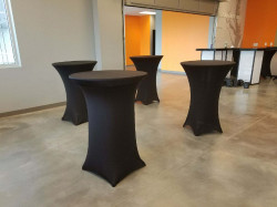 Spandex Cover - Black Cocktail Table