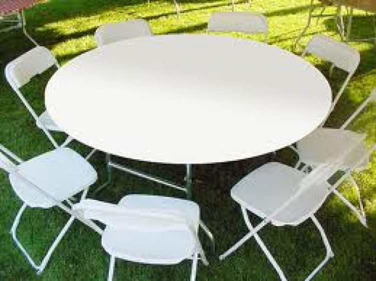 Table - 5 Ft. Round - Plastic