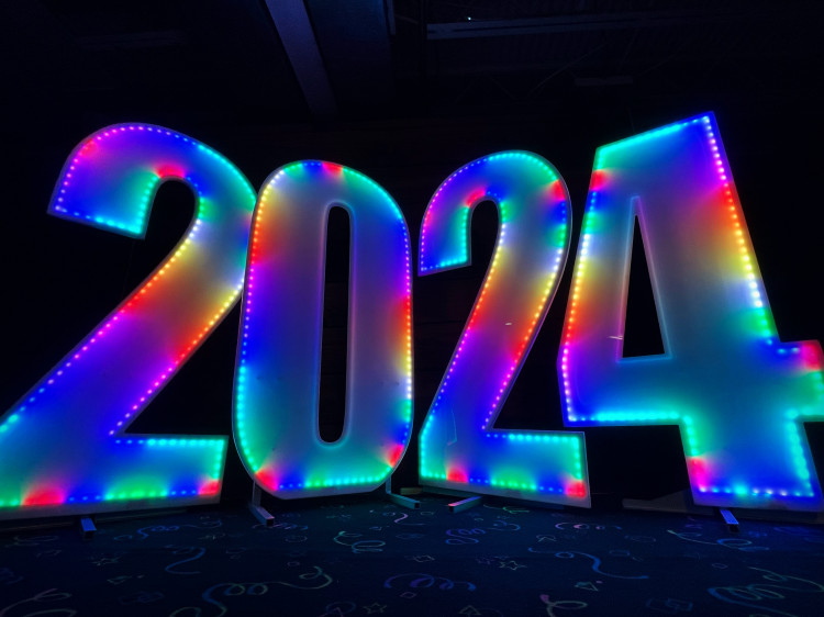 Giant LED Light Up Numbers