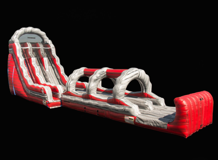 Liquid Magma Dual Lane Water Slide