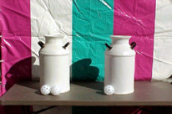 Milk Can Toss