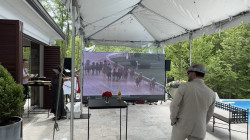 12x7 LED video wall - ground built